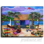DiaNocheDesigns 'Island Time' by Patti Schermerhorn Painting Print on Wrapped Canvas DNOC2042