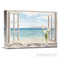 Global Gallery 'Ocean View' by Remy Dellal Painting Print on Wrapped Canvas VHY37393