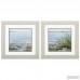 Highland Dunes 'Afternoon on Shore' 2 Piece Framed Print Set HLDS6608