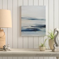 Highland Dunes 'Drifting Tides II' Oil Painting Print on Wrapped Canvas HIDN5054