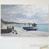 WexfordHome 'The Beach' by Claude Monet Painting Print on Wrapped Canvas WEXF1731