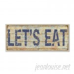 Andover Mills 'Let's Eat' Framed Textual Art On Wood ANDO7682