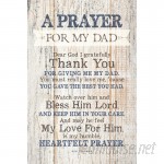 Dexsa "Prayer for My Dad…" Textual Art Plaque DEXS1011