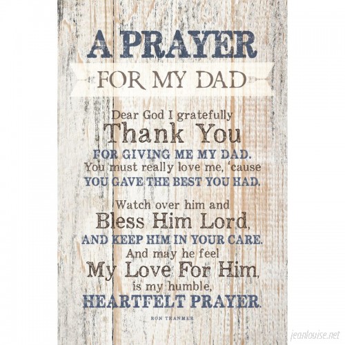 Dexsa Prayer for My Dad… Textual Art Plaque DEXS1011