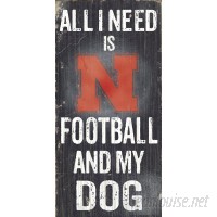 Fan Creations NCAA Football and My Dog Textual Art Plaque FCR1720
