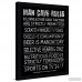 PicturePerfectInternational Man Cave Rules V Framed Textual Art FCAC3879