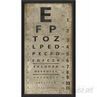 Trent Austin Design 'Eye Chart' Framed Textual Art TRNT3297