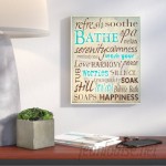 Wrought Studio 'Bath Wash Your Worries' Textual Art VRKG5563